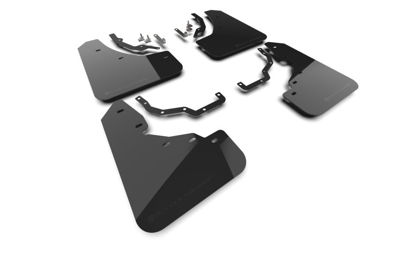 Lexus GX 550 Mud Flap - Rally Armor - UR Blk Flap/Met. Blk Logo - Black - `24-`25